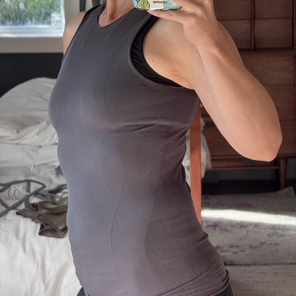 Prada Sleeveless Gray Tank top
